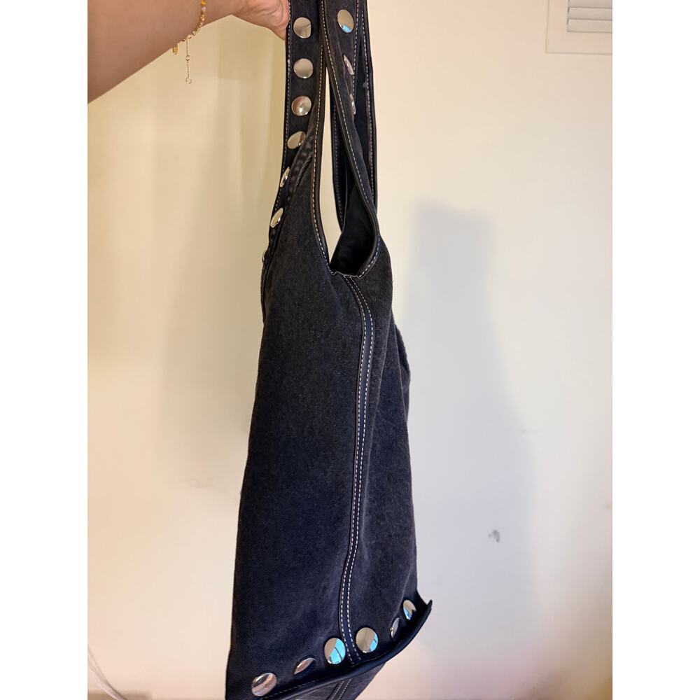 3.1 Phillip Lim Denim Market Tote with Studs - Picture 4 of 8